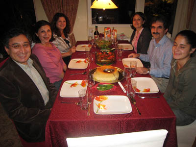 Dinner table with Amsterdam Friends