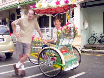 Shahrzad and Ali with riksha